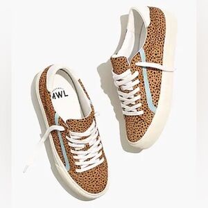 Sidewalk Low-Top Sneakers in Spotted Calf Hair